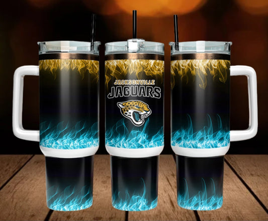 40oz  Jaguars inspired Tumbler