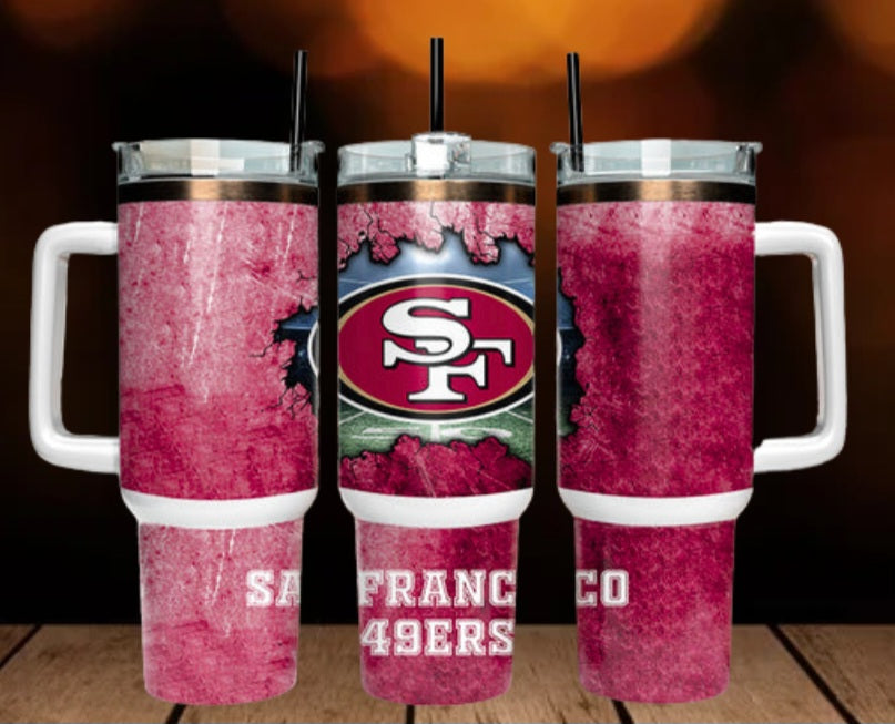 40oz  49ners inspired Tumbler