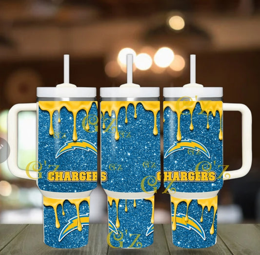 40oz  chargers inspired Tumbler