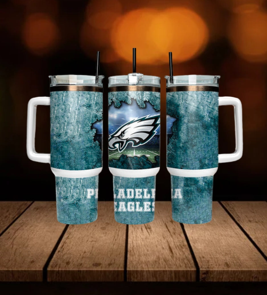 40oz Eagles tumbler