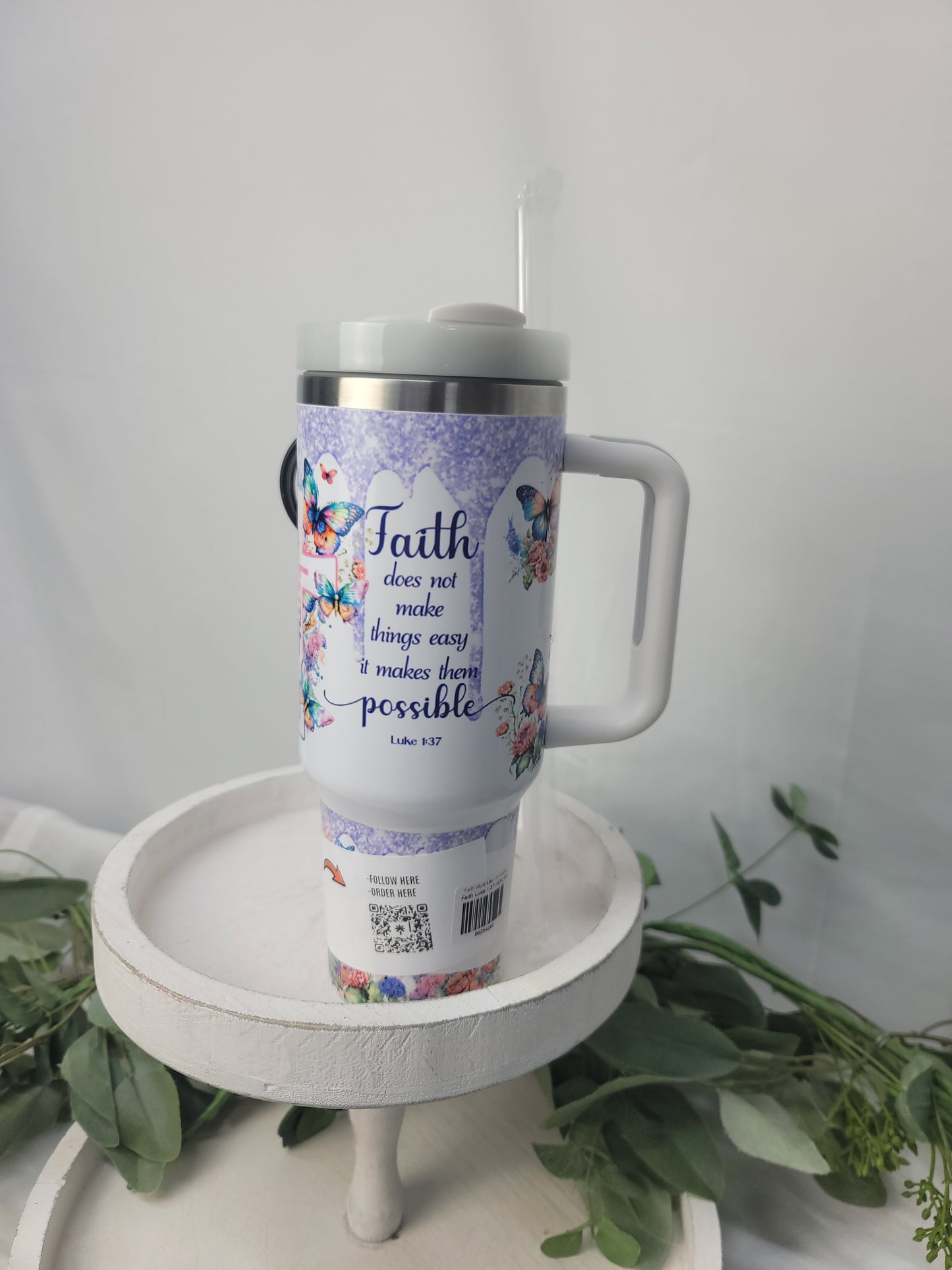 Faith 40oz H2.0 Tumbler Dupe