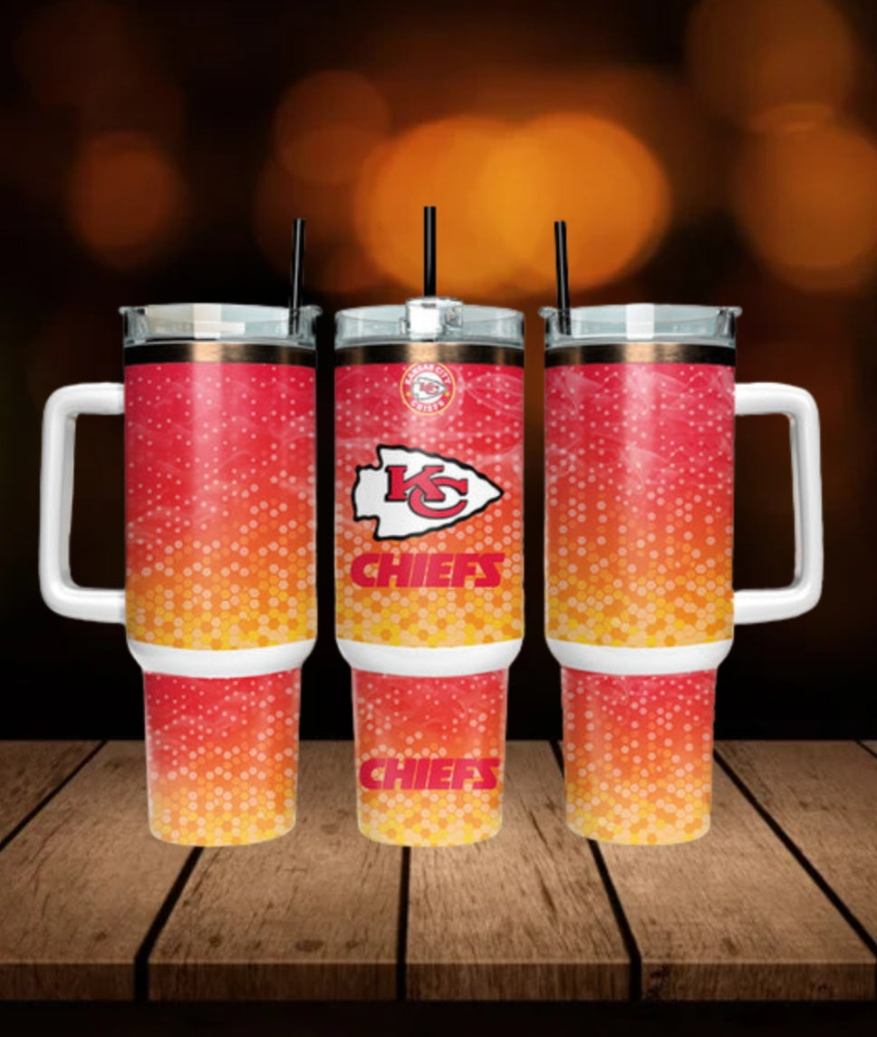 40oz  Cheifs inspired Tumbler