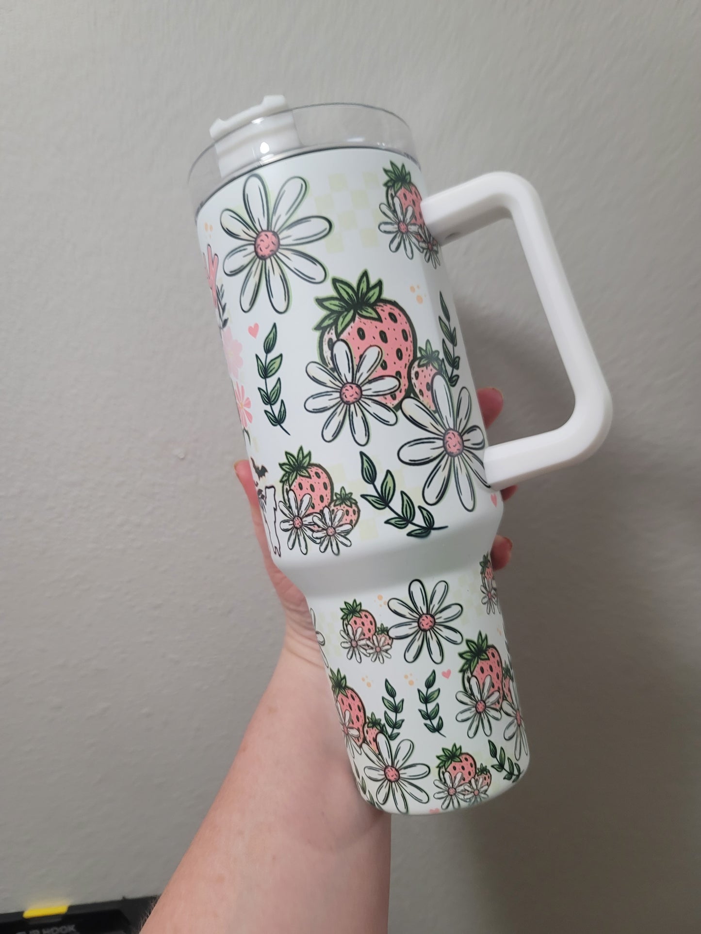 40oz Berry Scary Ghost tumbler