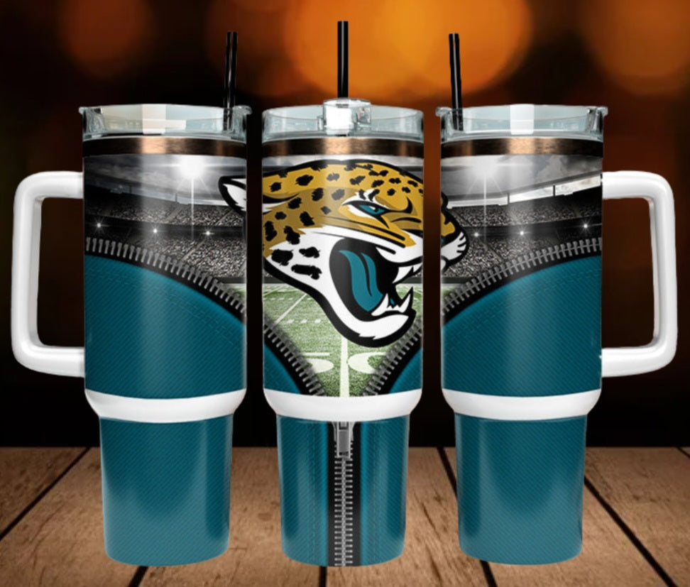 40oz  Jaguars inspired Tumbler