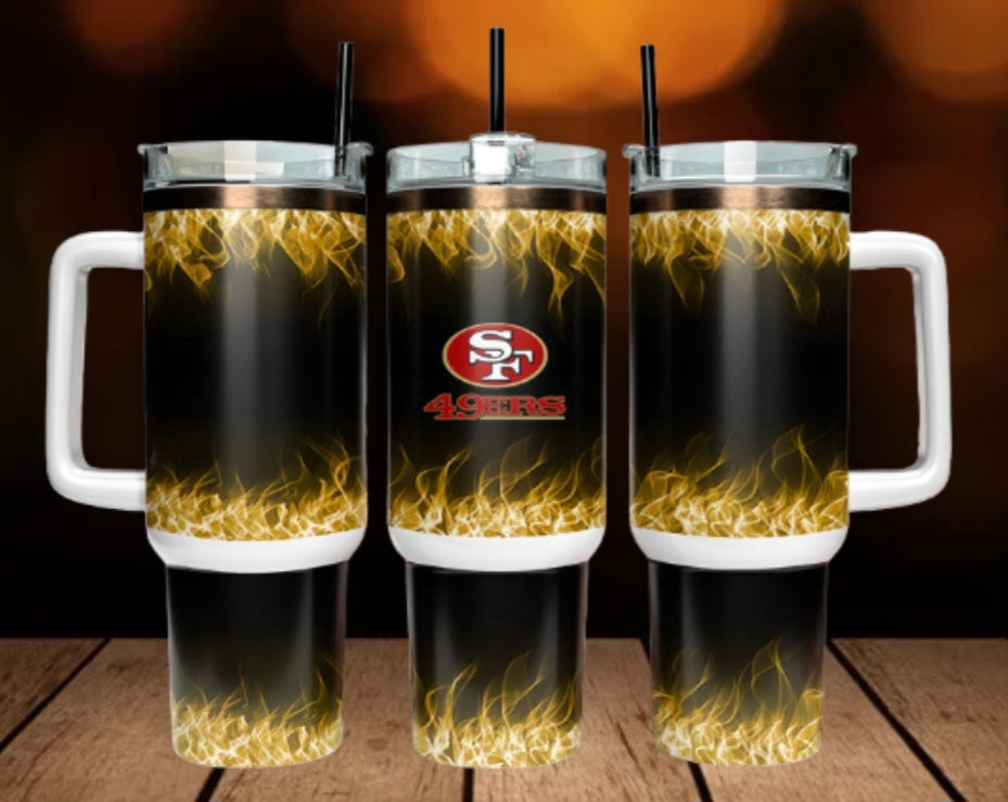 40oz  49ners inspired Tumbler