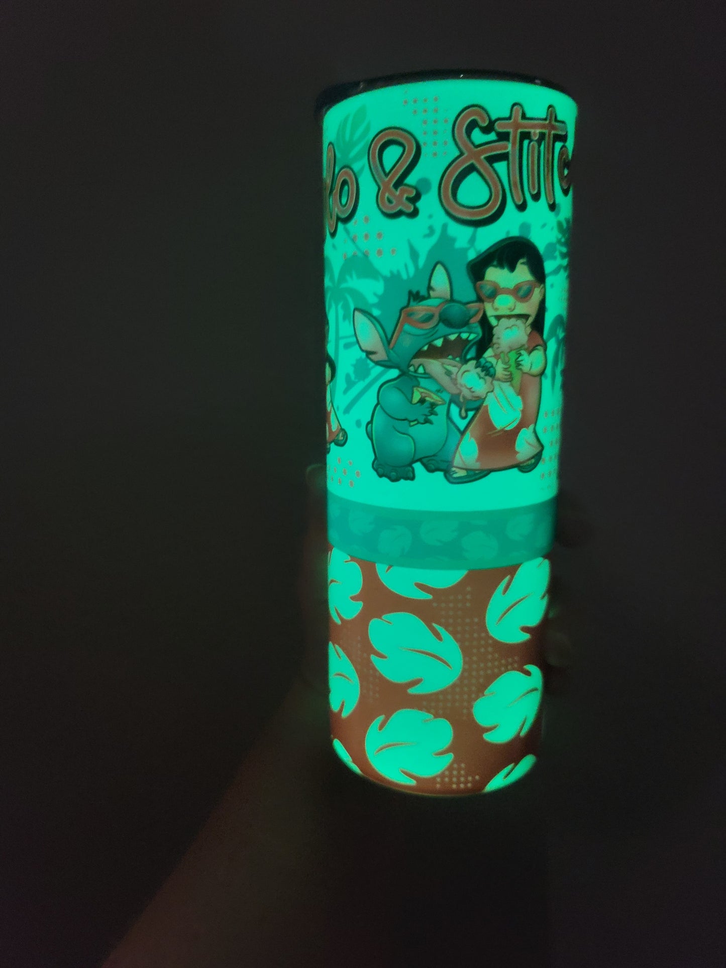 20oz  blue Alien summer tumbler