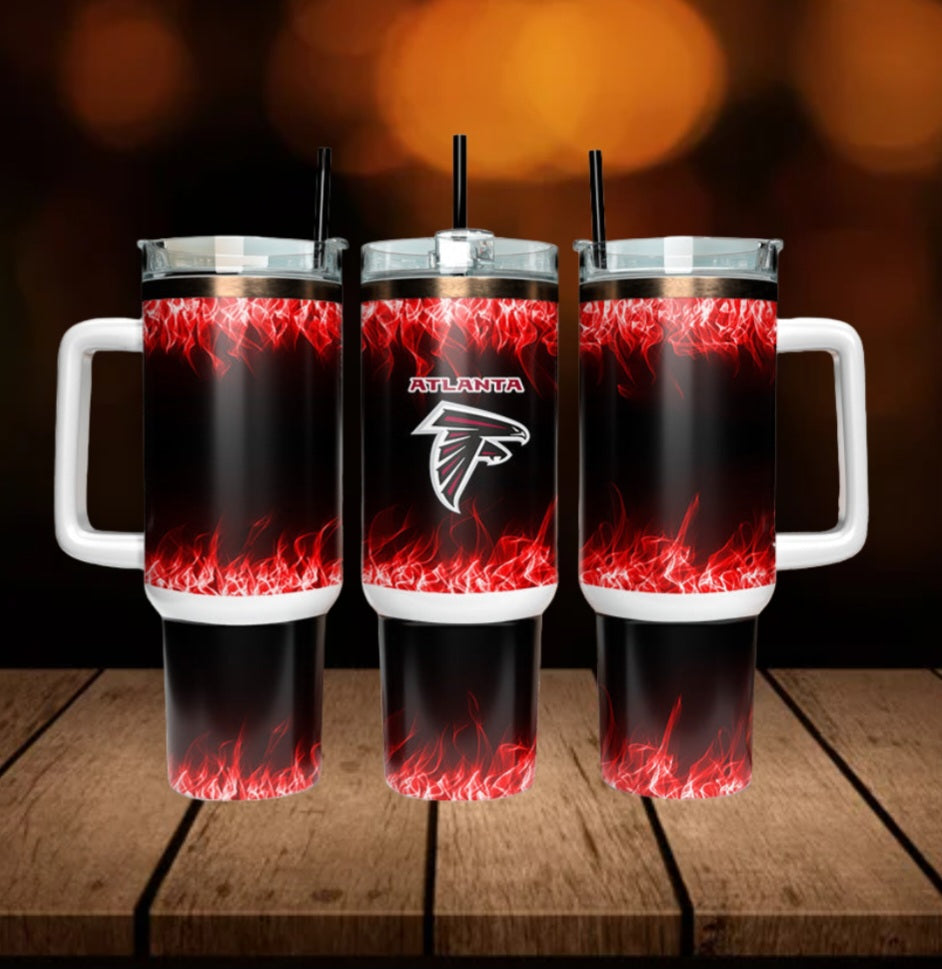 40oz  Falcons inspired Tumbler