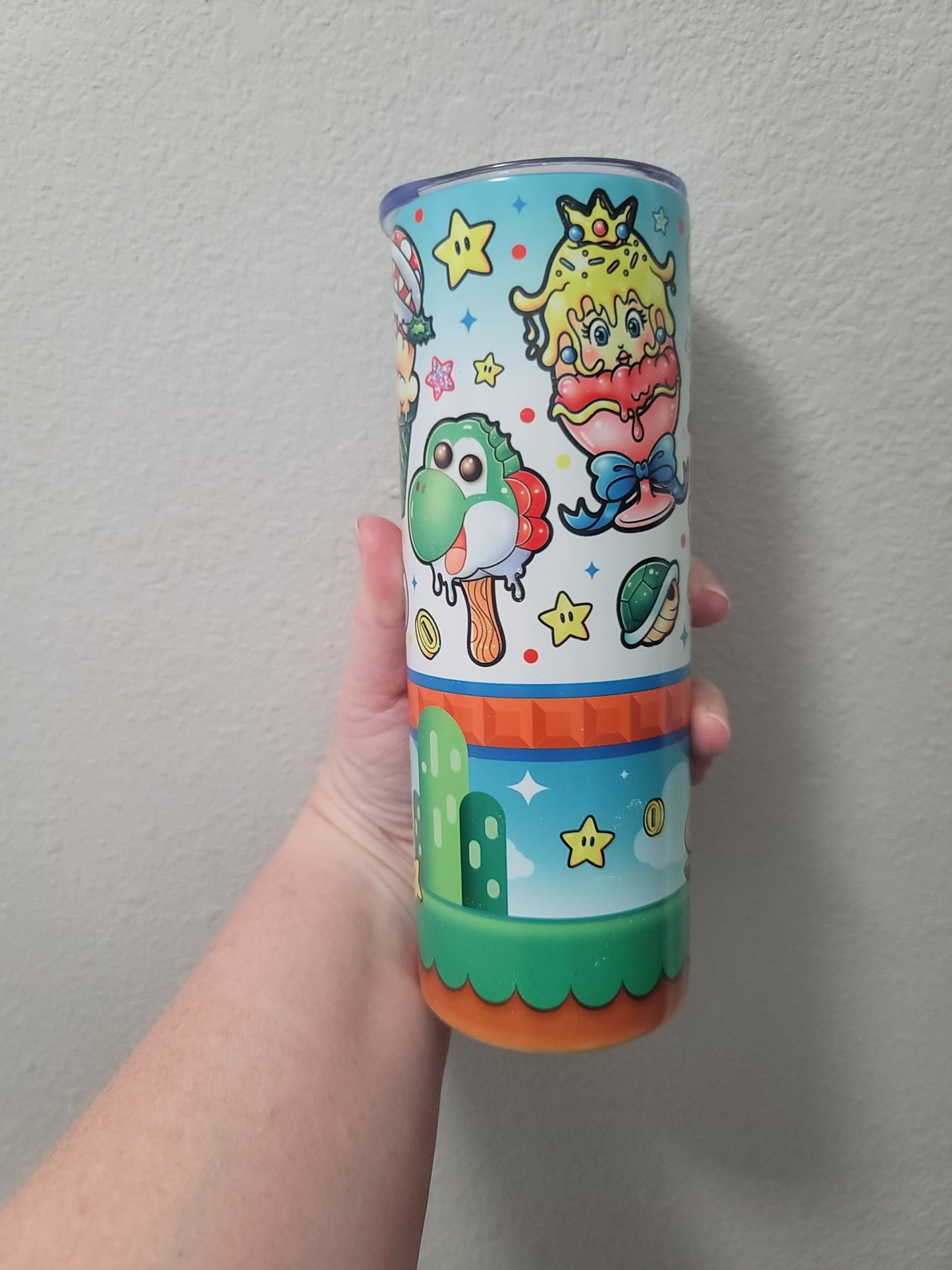 20oz  Mario ice-cream tumbler