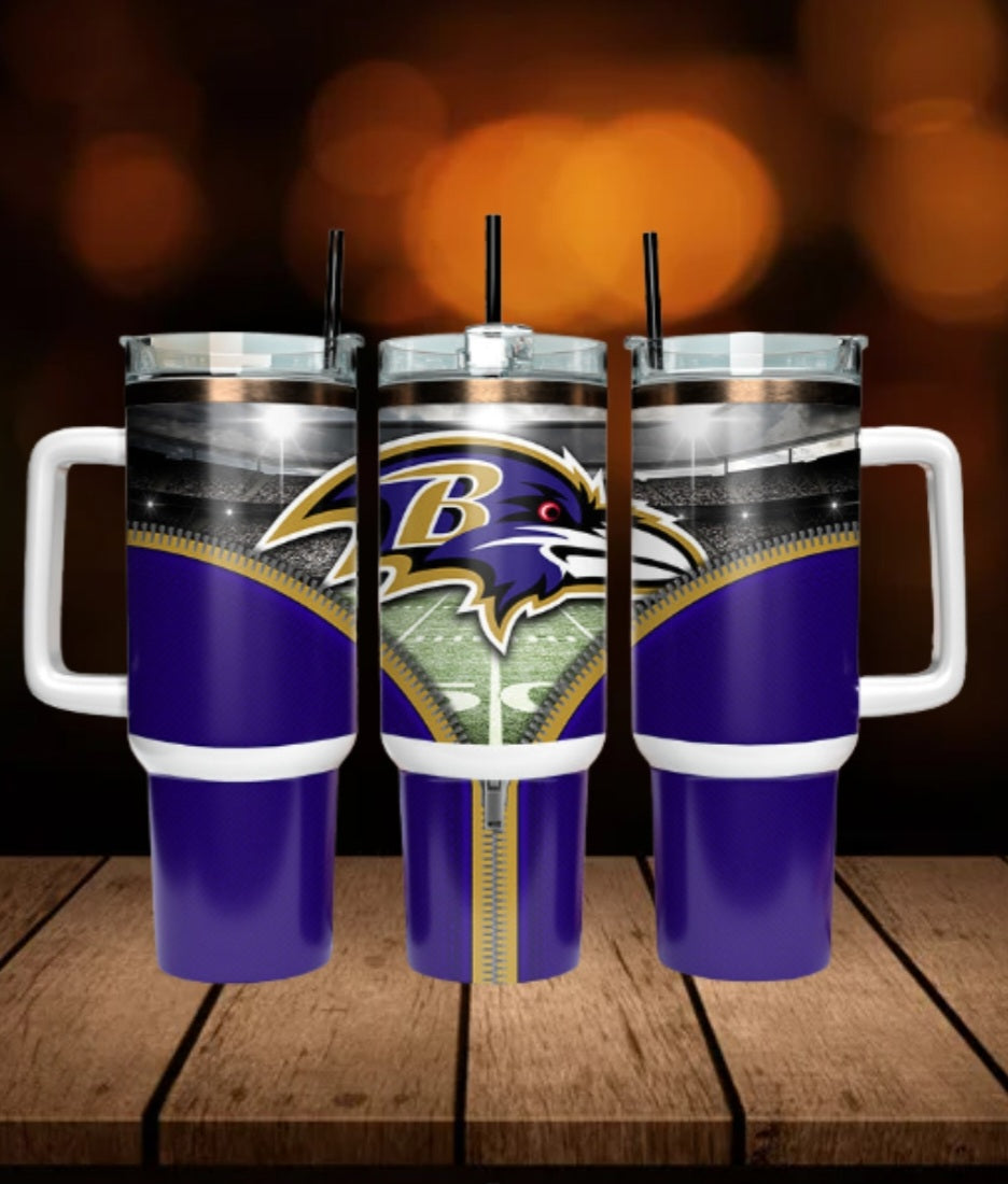 40oz  Ravens inspired Tumbler