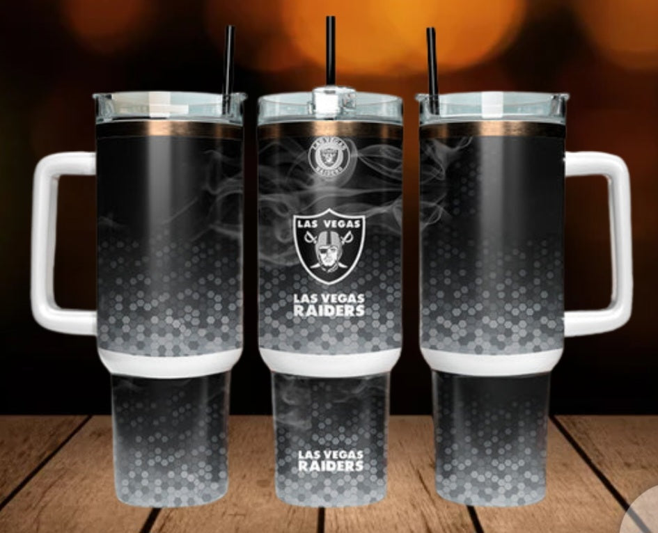 40oz  Raiders inspired Tumbler