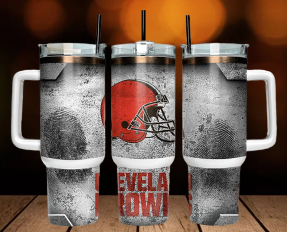 40oz  Browns inspired Tumbler