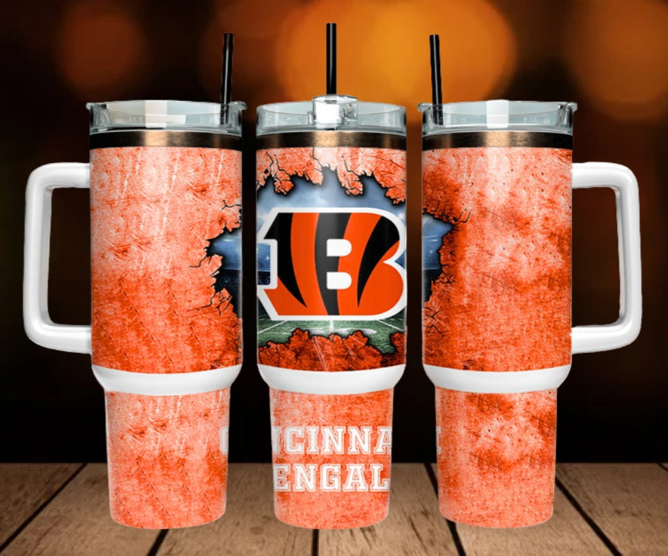 40oz  Bengals inspired Tumbler