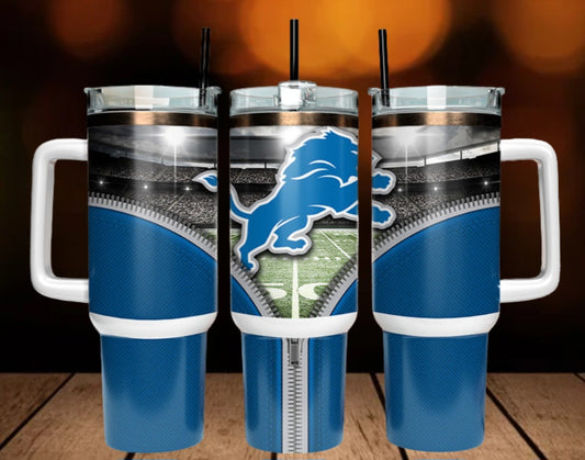 40oz  Lions inspired Tumbler