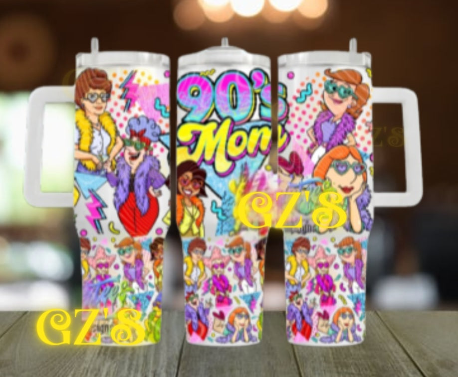 40oz  90's mom tumbler