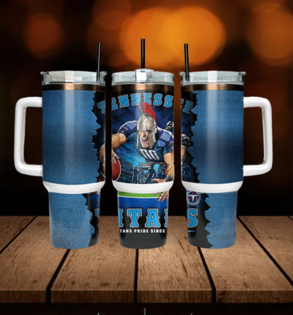 40oz  Titans inspired Tumbler