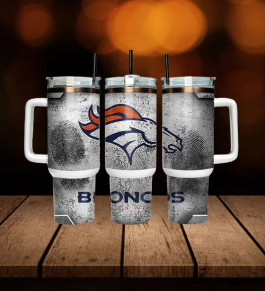 40oz  Broncos inspired Tumbler