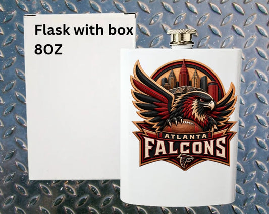 8oz Pro football flask