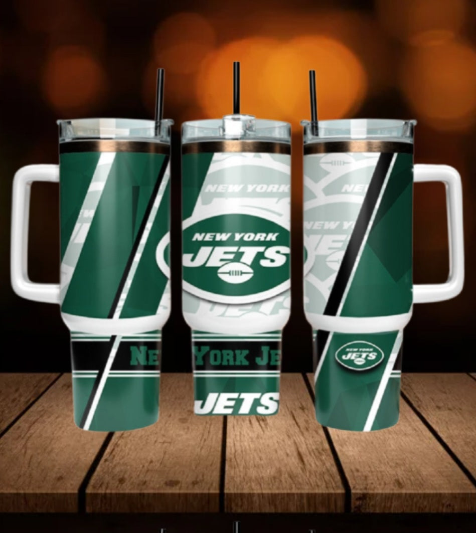 40oz  Jets inspired Tumbler