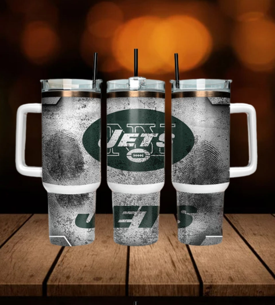 40oz  Jets inspired Tumbler