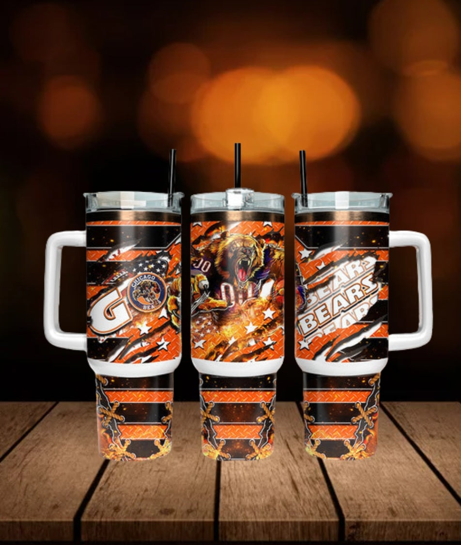 40oz  Bears inspired Tumbler