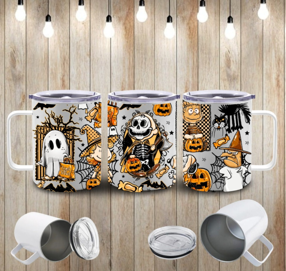 15oz  Great pumkin orange black coffee mug