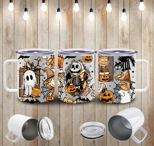 15oz  Great pumkin orange black coffee mug