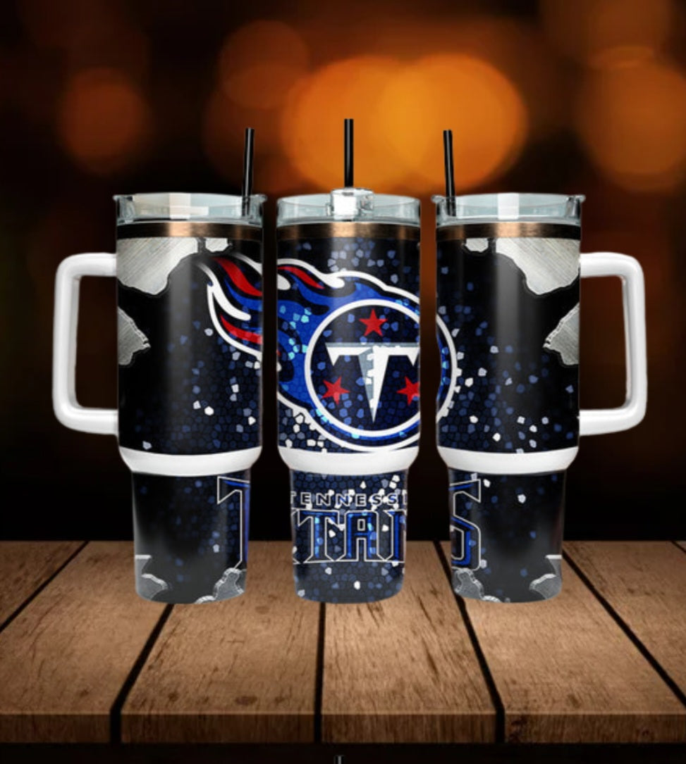 40oz  Titans inspired Tumbler