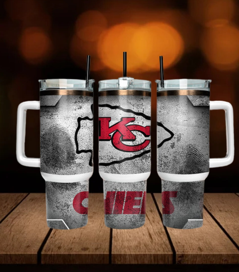 40oz  Cheifs inspired Tumbler