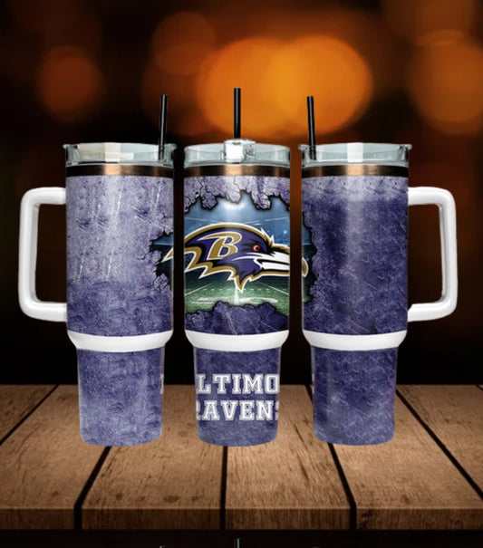 40oz  Ravens inspired Tumbler