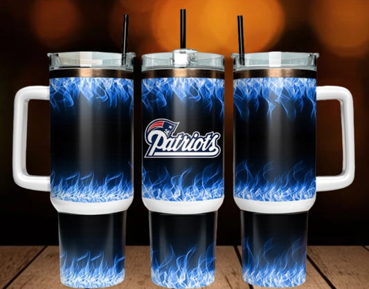 40oz  Patriots inspired Tumbler