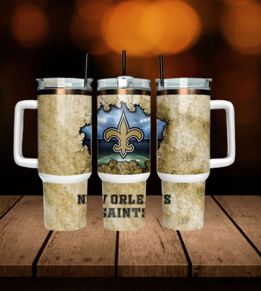 40oz  Saints inspired Tumbler