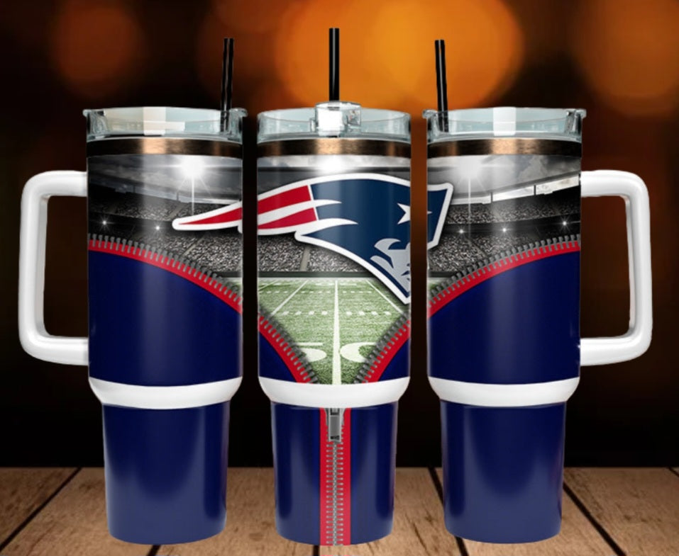 40oz  Patriots inspired Tumbler