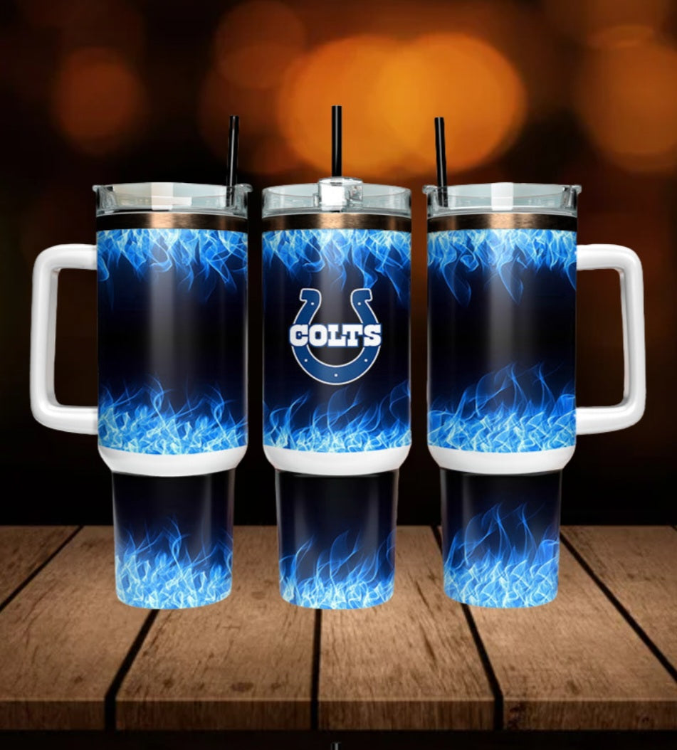 40oz  Colts inspired Tumbler