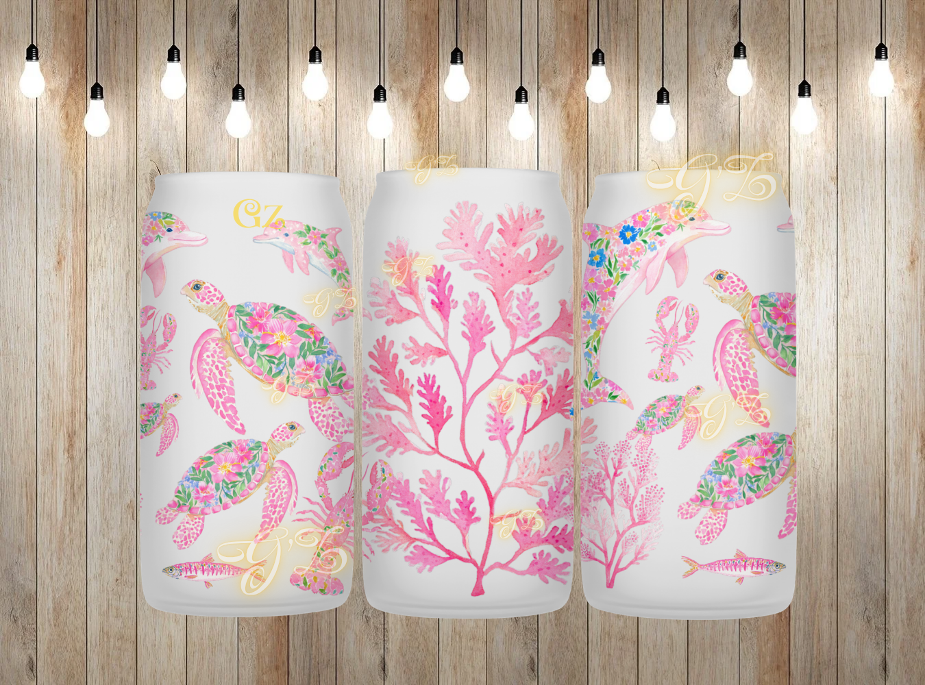 16oz libby pink ocean  digital download