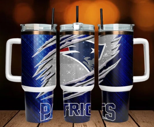40oz  Patriots inspired Tumbler