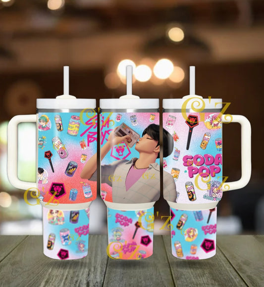 40oz kpop demon hunter, saja soda boys  Tumbler