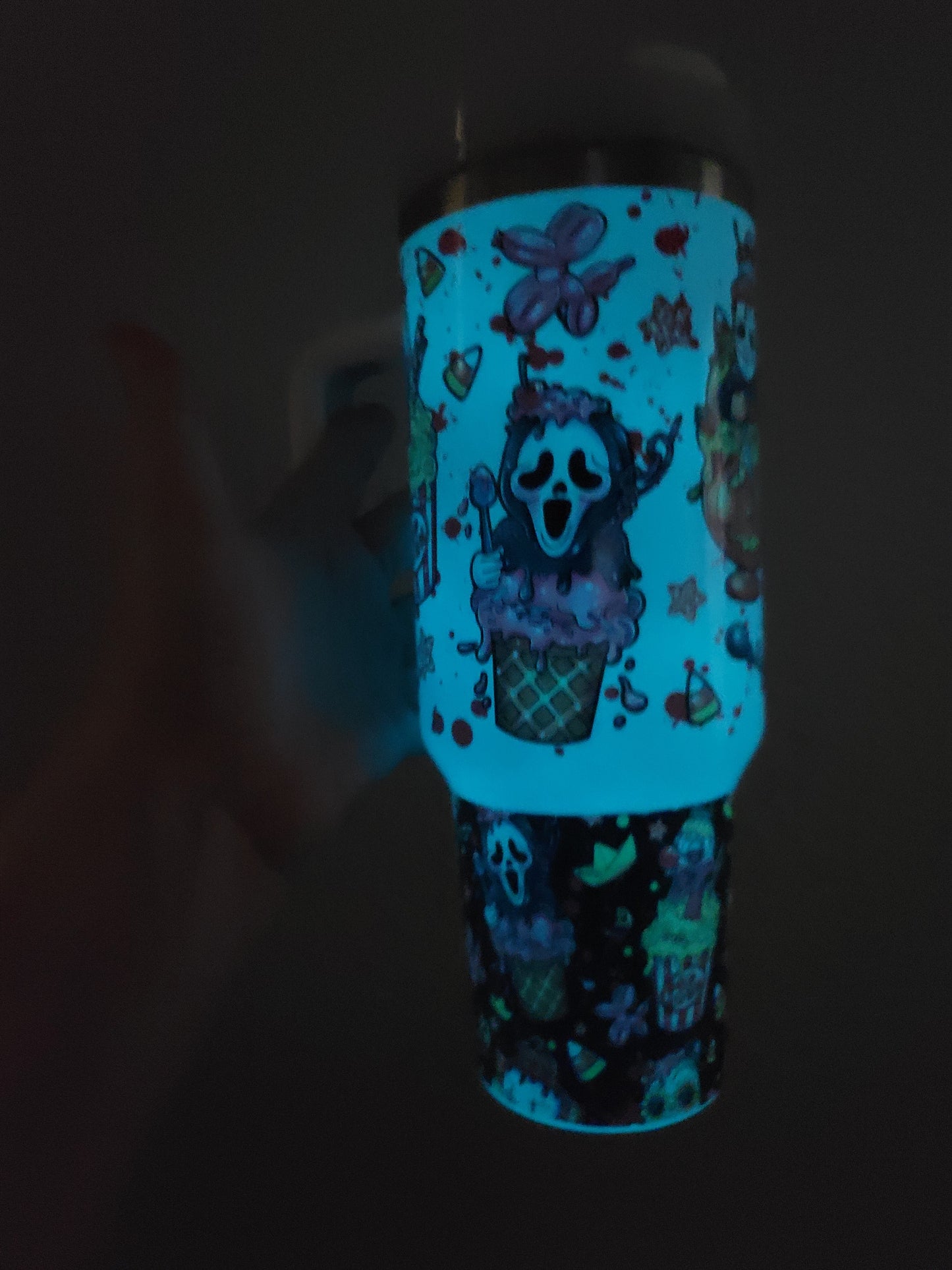 40oz Horror squad and ice cream inspired Tumbler