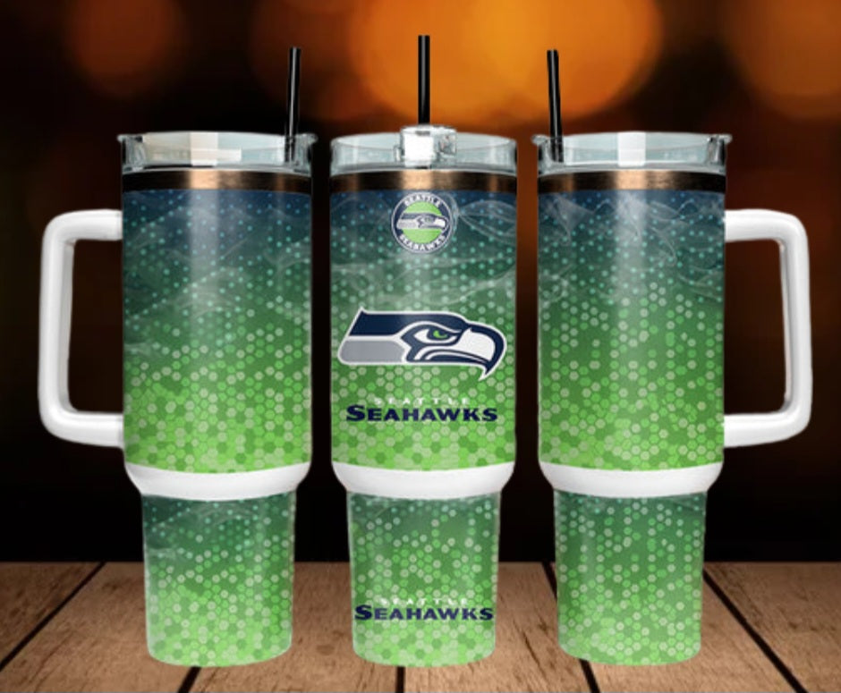 40oz  Seahawks inspired Tumbler