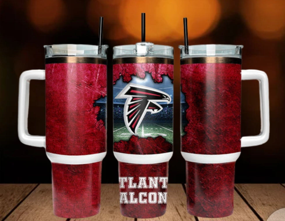 40oz  Falcons inspired Tumbler