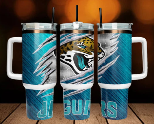 40oz  Jaguars inspired Tumbler