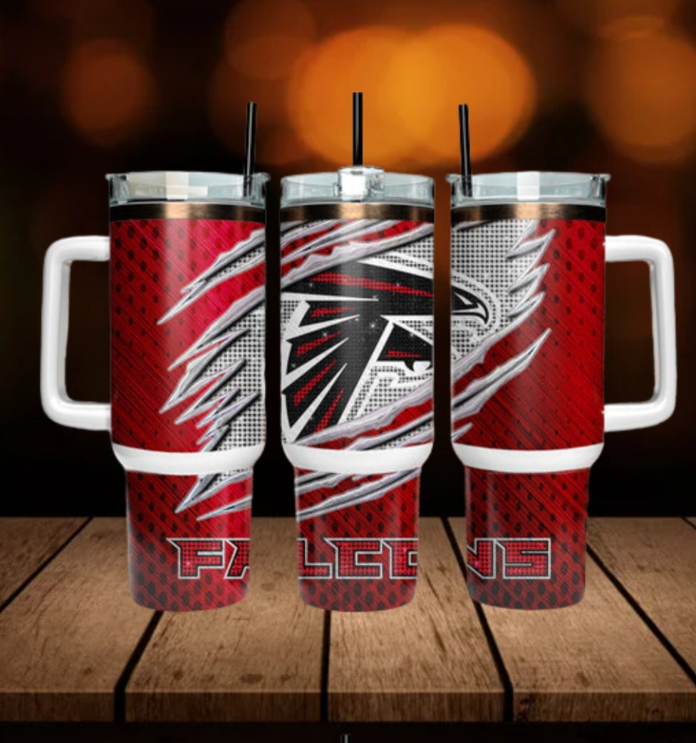 40oz  Falcons inspired Tumbler