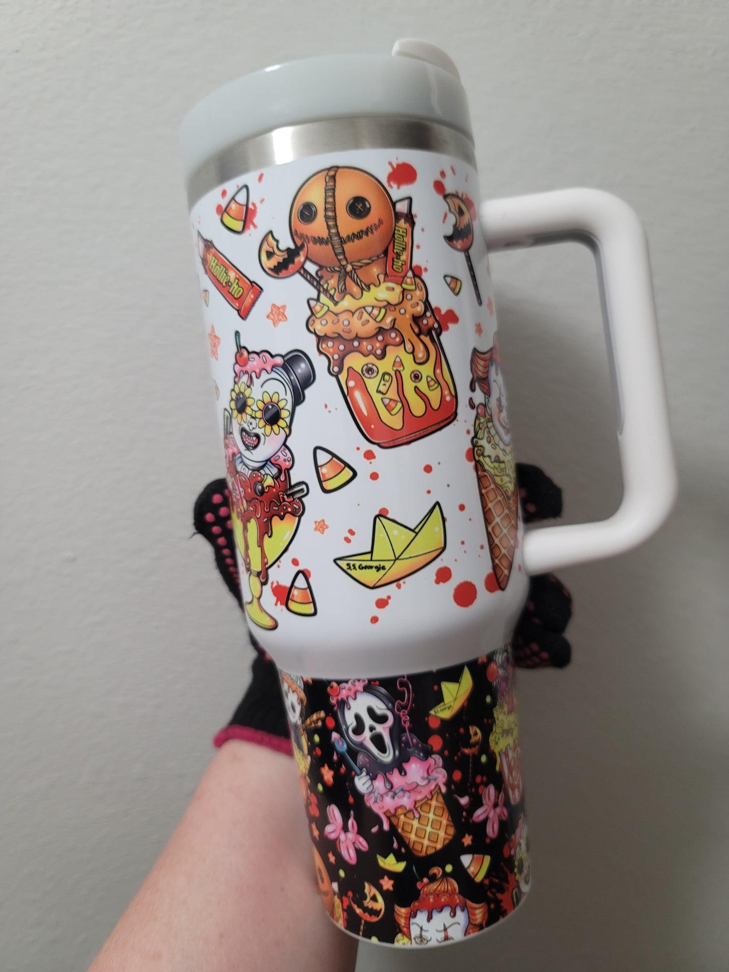 40oz Horror squad and ice cream inspired Tumbler