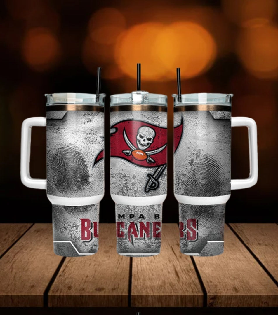 40oz  Buccaneers inspired Tumbler