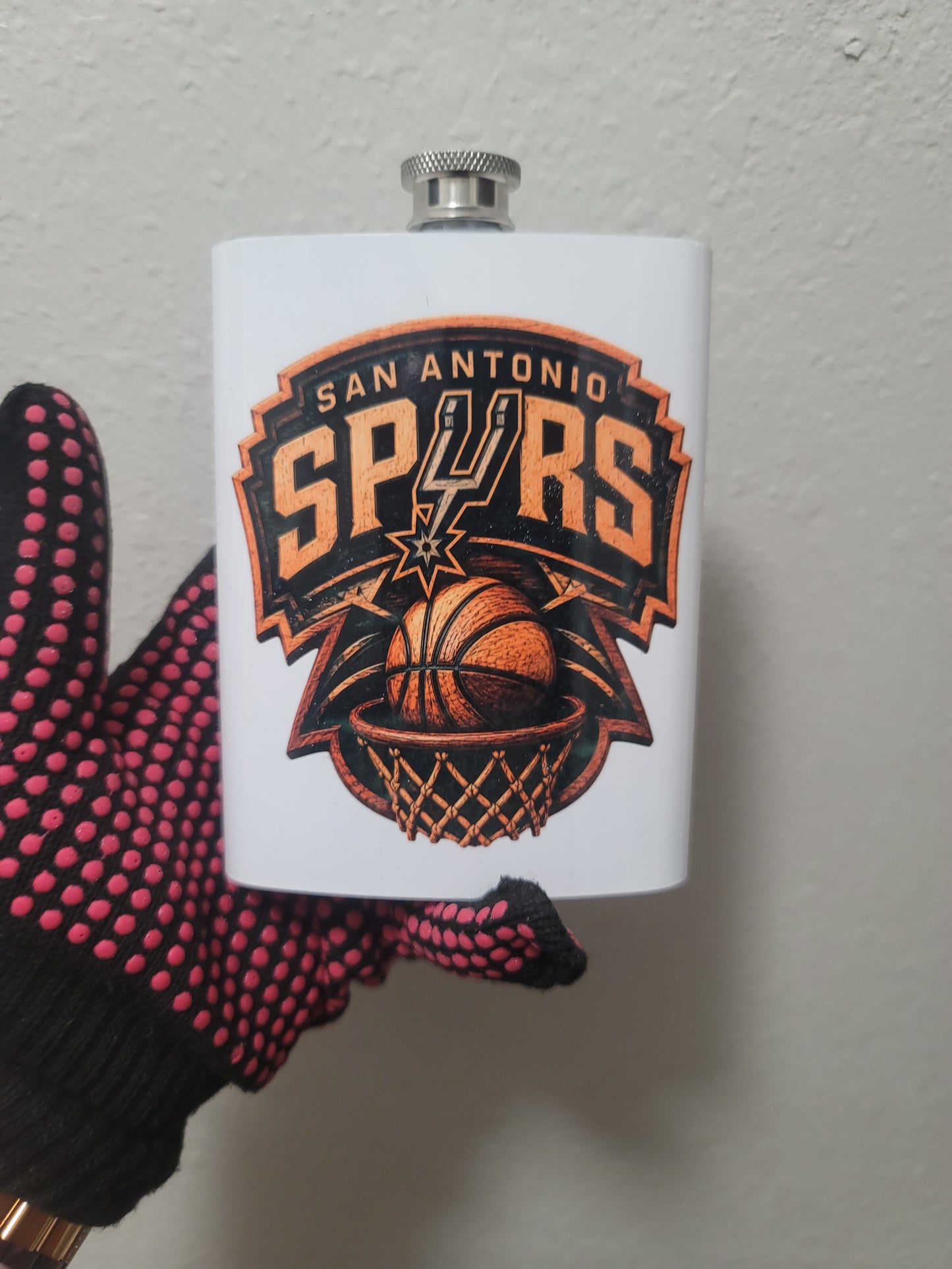 8oz Pro Basketball flask