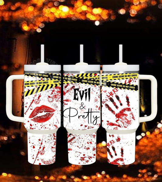 40oz Evil pretty tumbler dupe