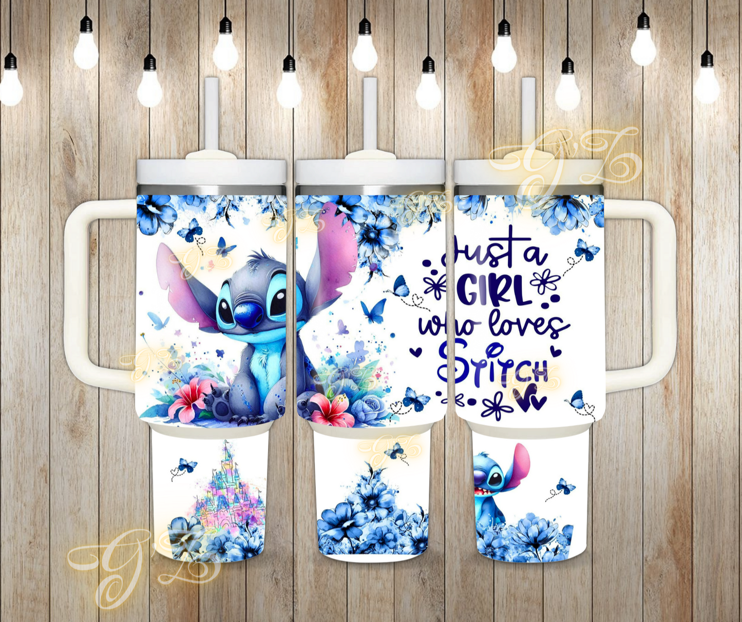 40oz  Just a girl who loves a blue Alien digital download