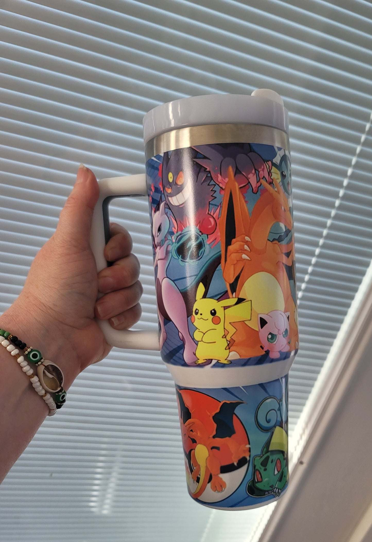 40oz Pokémon glow in the dark tumbler dupe