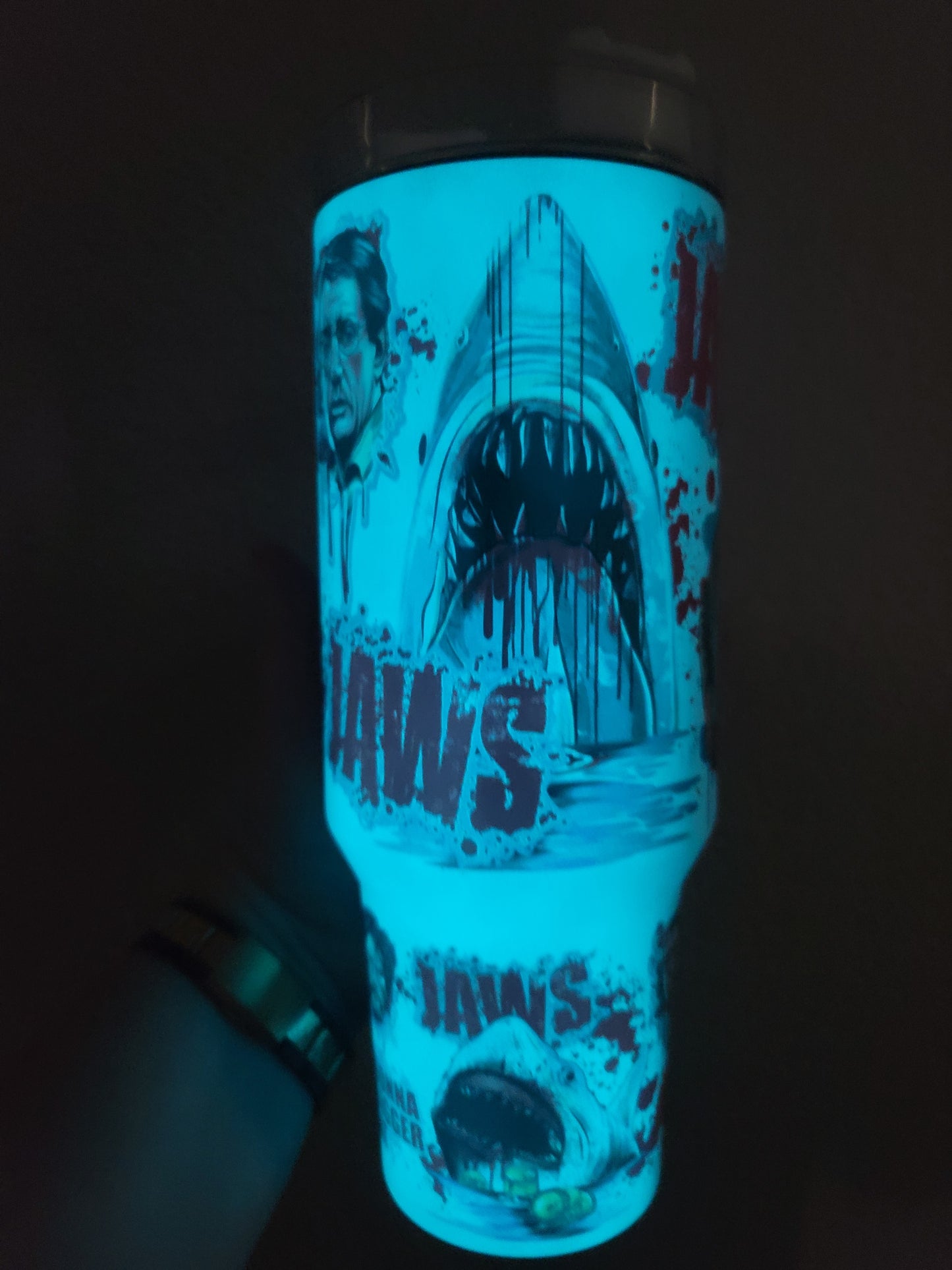 40oz Jaws Inspired Tumbler