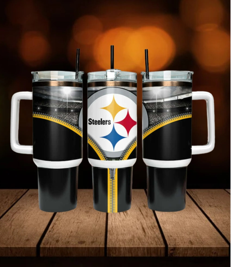 40oz  Steelers inspired Tumbler