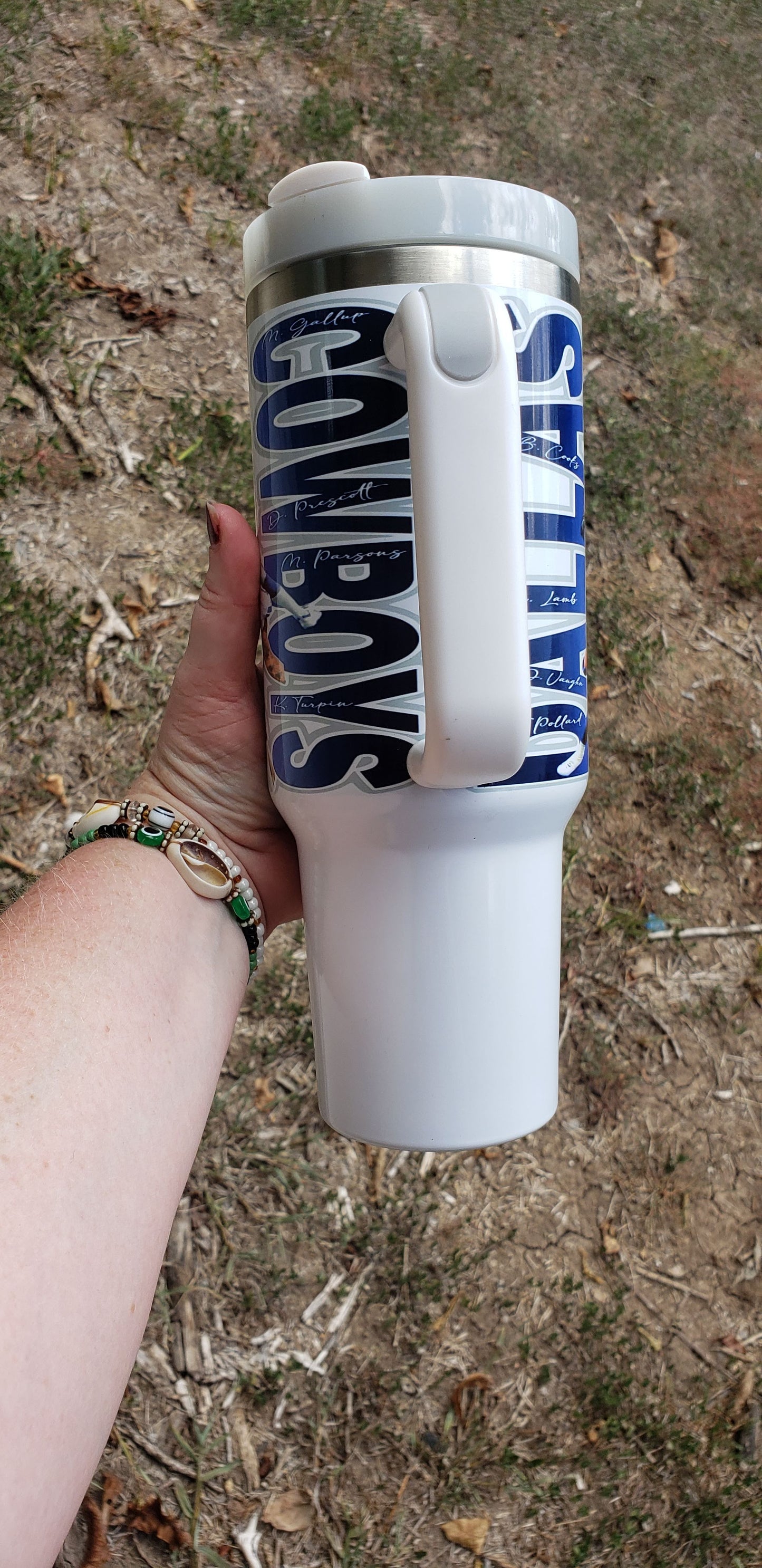 40oz Dallas Cowboy tumbler